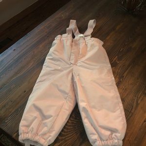 H&M fleece lined snow bib for toddler